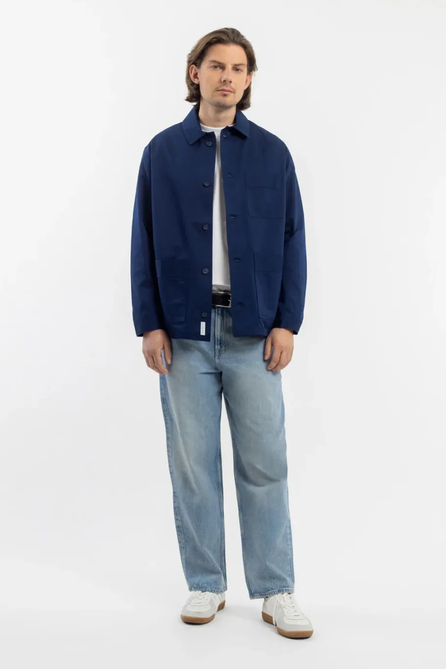New Rotholz Workwear Jacke Bio Twill - Blau