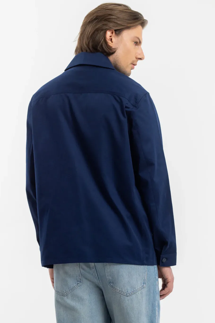 New Rotholz Workwear Jacke Bio Twill - Blau
