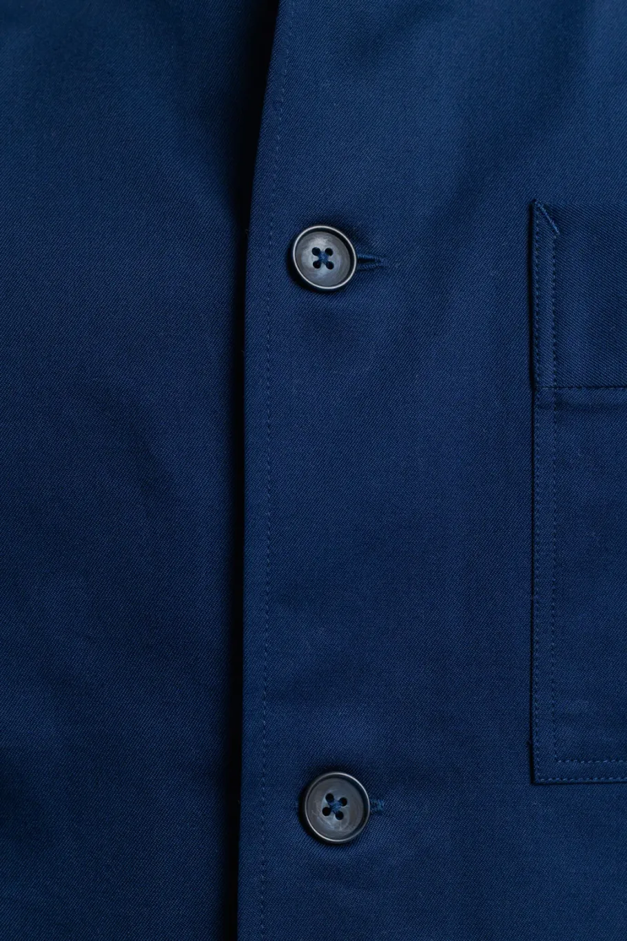 New Rotholz Workwear Jacke Bio Twill - Blau