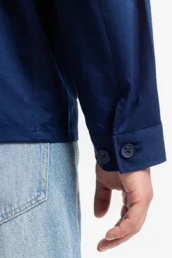 New Rotholz Workwear Jacke Bio Twill - Blau