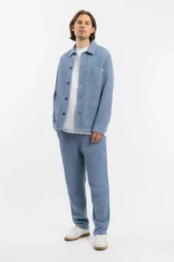 Sale Rotholz Workwear Jacke Waffle Cotton - Hellblau