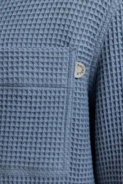 Sale Rotholz Workwear Jacke Waffle Cotton - Hellblau