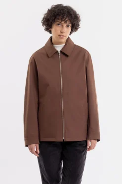 Online Rotholz Zip Jacke Aus Bio-Baumwolle Braun
